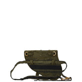 ディオール ロゴ サドルバッグ ショルダーバッグ ウエストバッグ S5632CWAH カーキグリーン キャンバス レディース Dior 【中古】